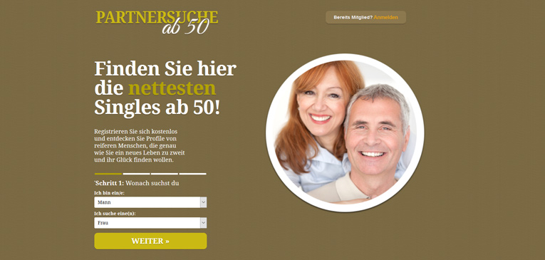 Partnersuche ab 50